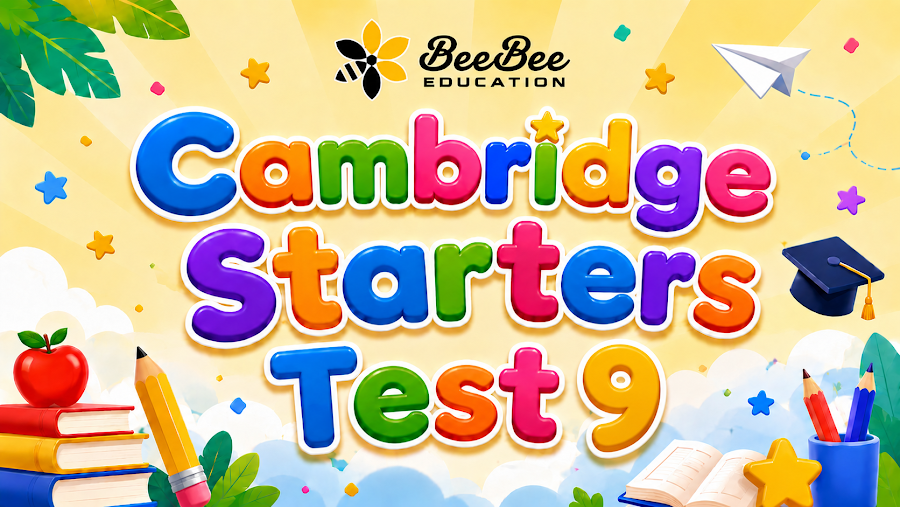 Đề thi Cambridge Starters Test 9