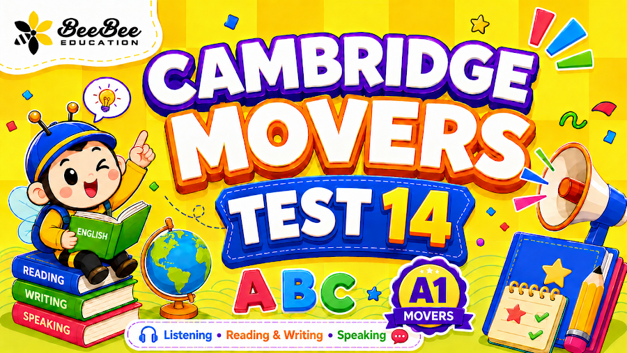 Đề thi Cambridge Movers Test 14