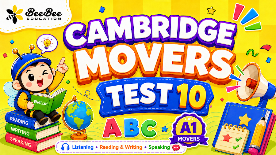 Đề thi Cambridge Movers Test 10