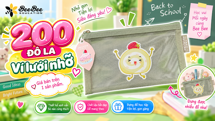 Sản phẩm Ví lưới nhỡ