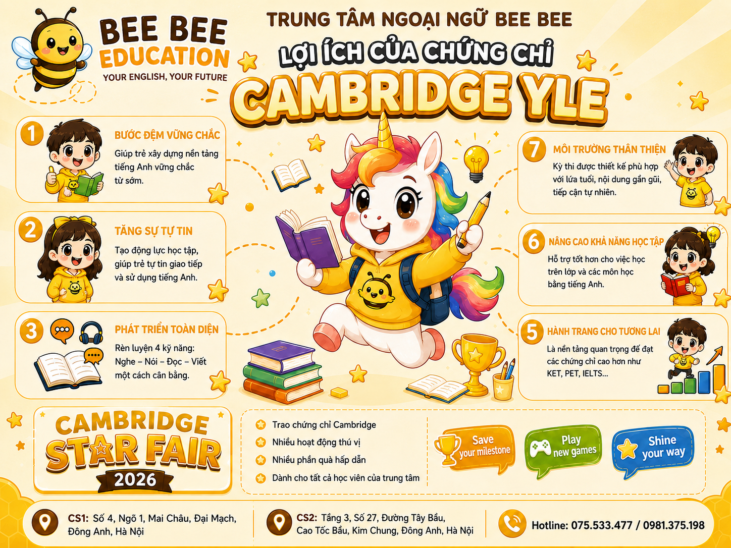 Ảnh bài viết LỢI ÍCH CỦA CHỨNG CHỈ CAMBRIDGE YLE